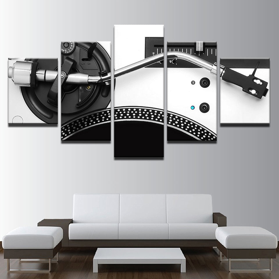 Music DJ Console Instrument Canvas Wall Art