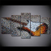5 Pieces Mosaic Guitar Canvas Art - { shop_name }} - Review