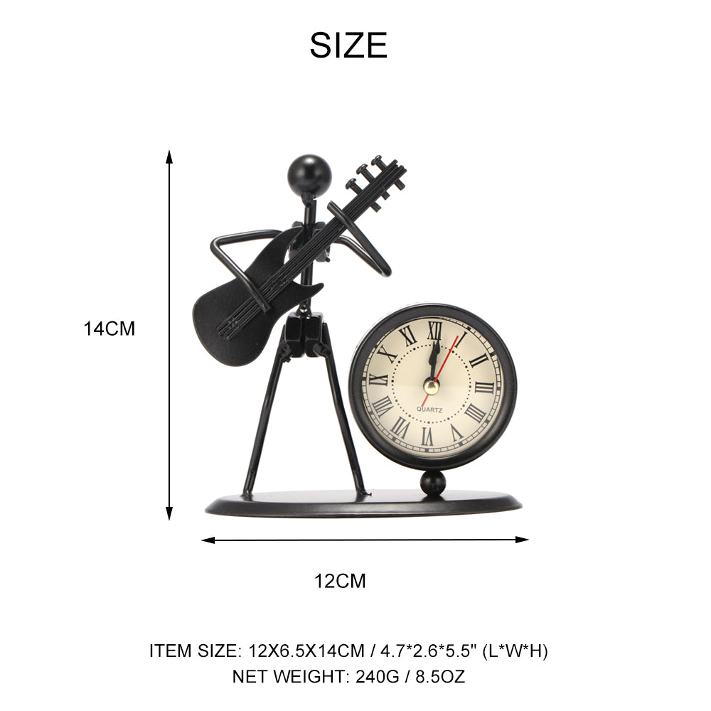 Guitar Man Decoration Clock - { shop_name }} - Review
