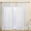 Musical Notes Design Voile Curtain - Tulle / W100 X H260CM(1PC) / Hooks - { shop_name }} - Review