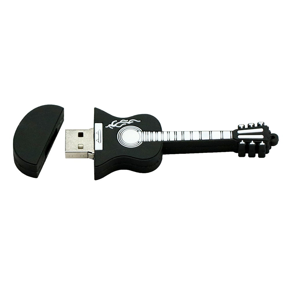Silicone Guitar USB Flash Drive