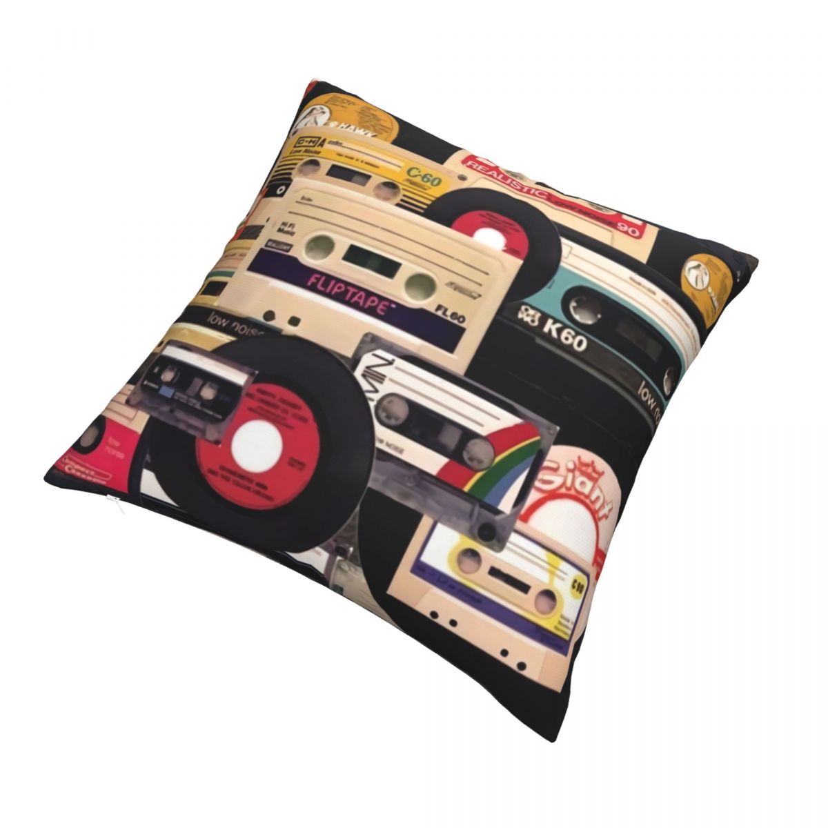 Vintage Cassette Pillowcase