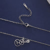 Classic Guitar Hollow Necklace