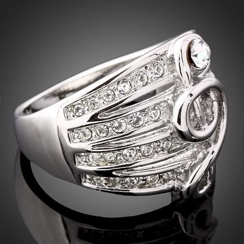 Rhinestone Treble Ring - Artistic Pod