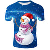Snowy Christmas Blue T-shirt Collection