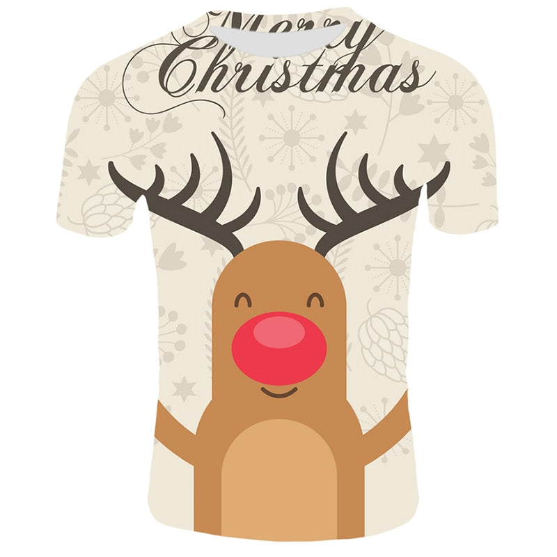 Snowy Christmas Blue T-shirt Collection