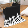 Music Notes Piano Blanket