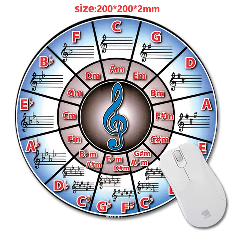 Free - Musical Note Round Mouse Pad - Artistic Pod Review