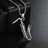 Classic Saxophone Necklace
