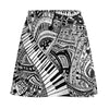 Piano Key Doodle Mini Skirt