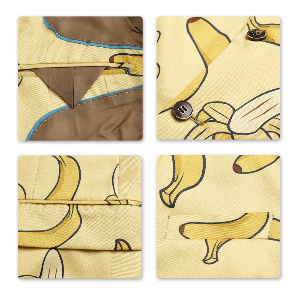 3D Banana Printed Blazer - { shop_name }} - Review