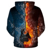 3D Water Fire Guitar Hoodie - { shop_name }} - Review