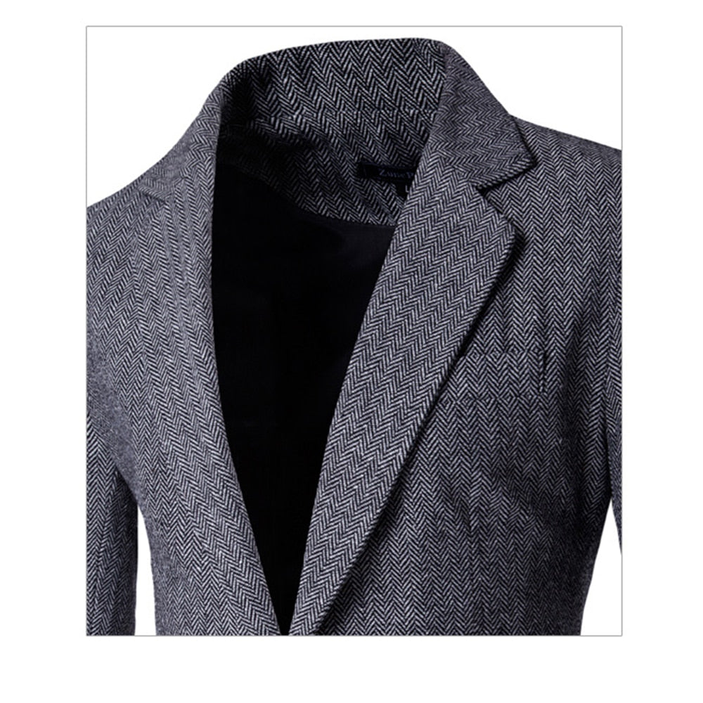 Formal Grey Wool Suit