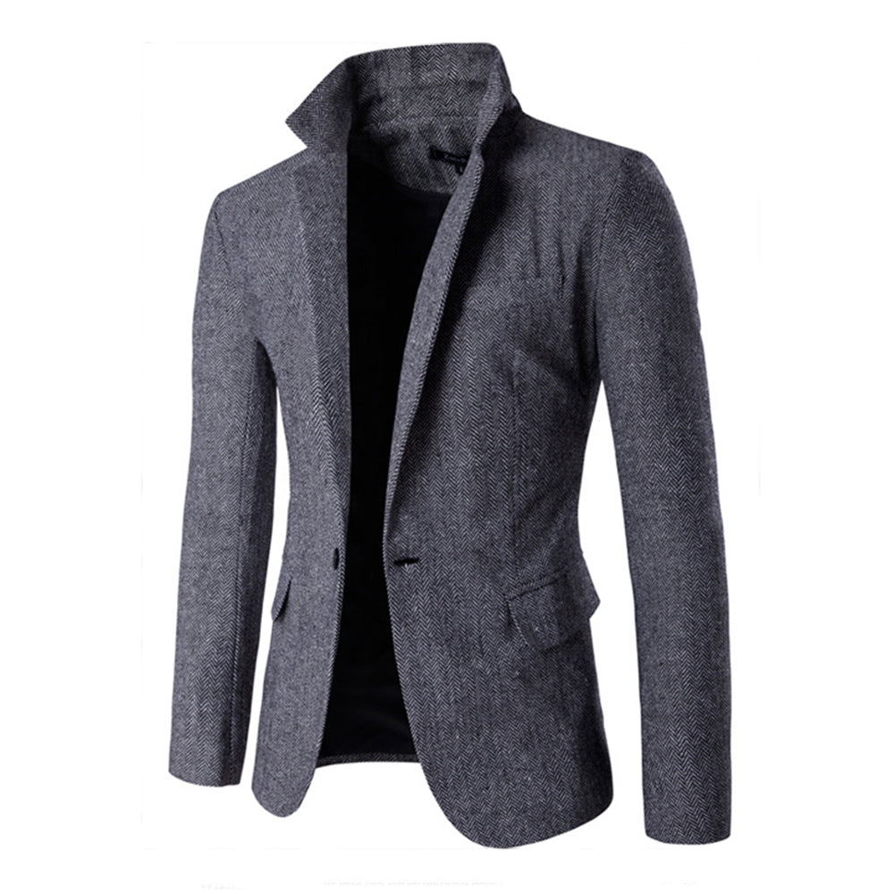 Formal Grey Wool Suit