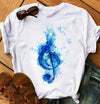 Colorful Music Design T-shirt
