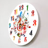 Colorful G Clef Wall Clock