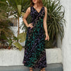 Music Notes Bohemian Long Dress