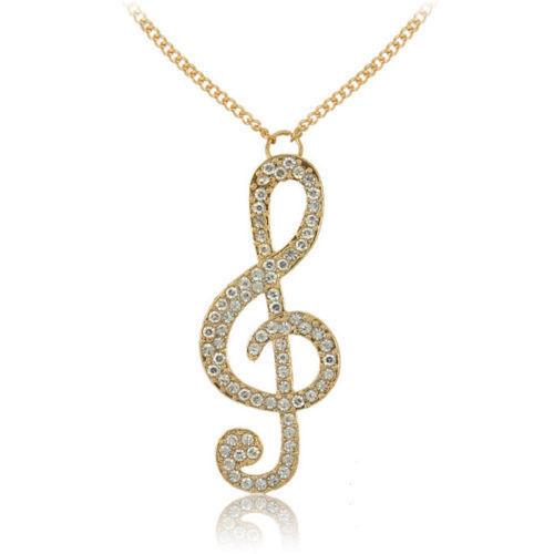 Crystal Music Note Necklace &Pendant - Artistic Pod Review