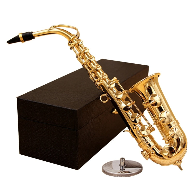 Copper Saxophone Model Miniature