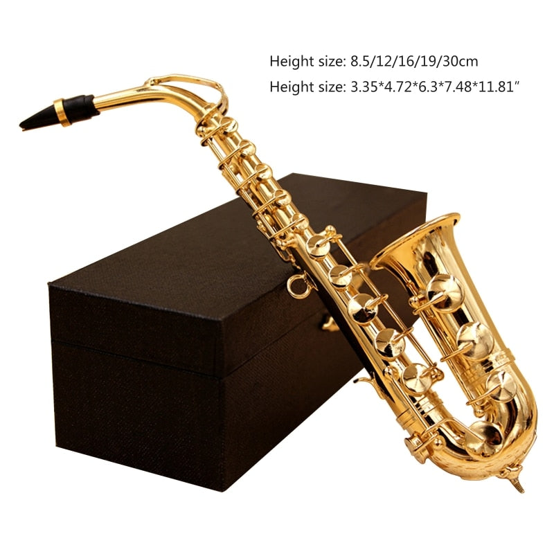 Copper Saxophone Model Miniature
