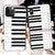 3D Piano Keys Printed iPhone Case