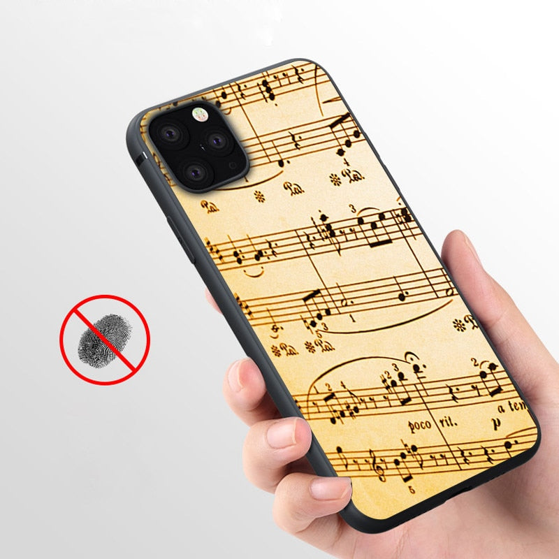 Music Notes Sheet iPhone Case