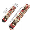 Retro Guitar Music Crew Socks