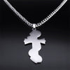 Music Piano Cross Necklace