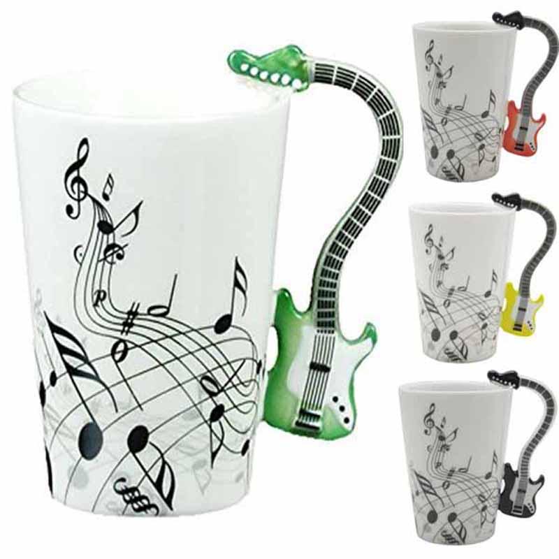 Electric Guitar Music Ceramic Mug - Artistic Pod Review