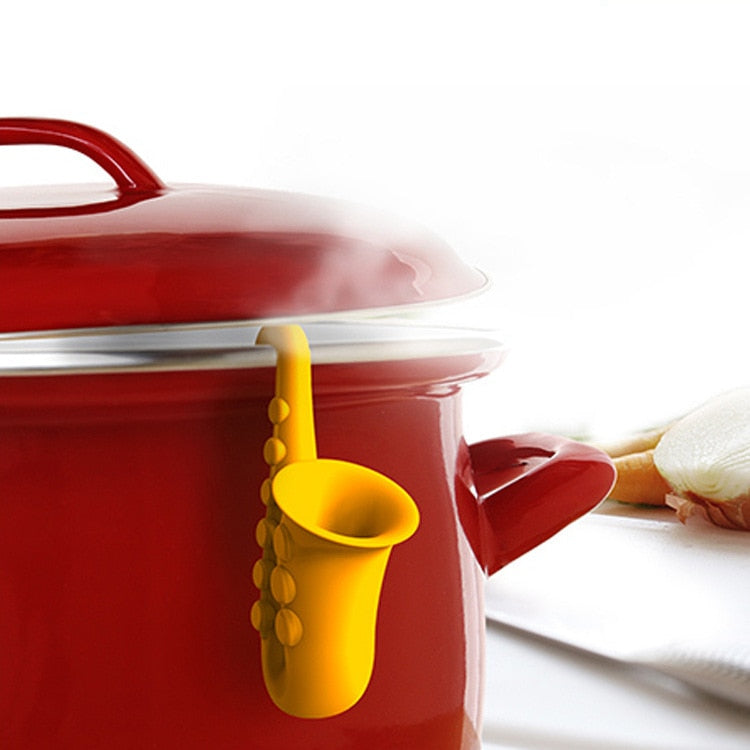 Creative Saxophone Silicone Lid Lifter