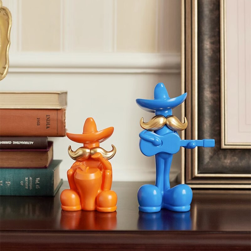 Resin Music Band Statue