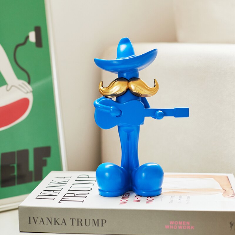 Resin Music Band Statue