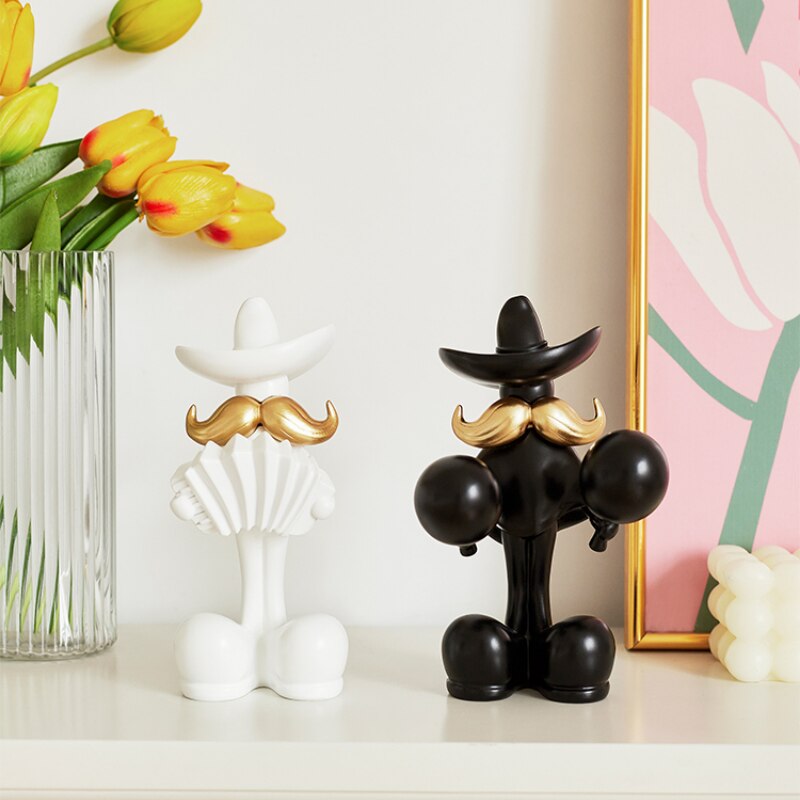 Resin Music Band Statue