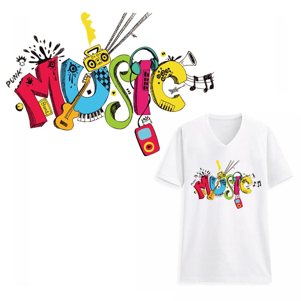 Colorful Music Cloth Patch