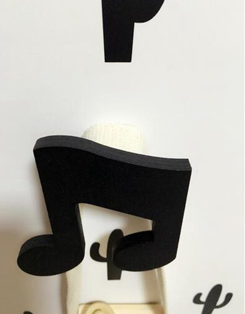 Creative Musical Notes Wall Hooks - Artistic Pod