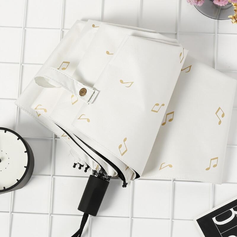 Creative Note Music Tri-Fold Umbrella