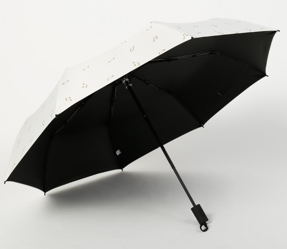 Creative Note Music Tri-Fold Umbrella