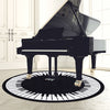 Piano Key Round Carpet