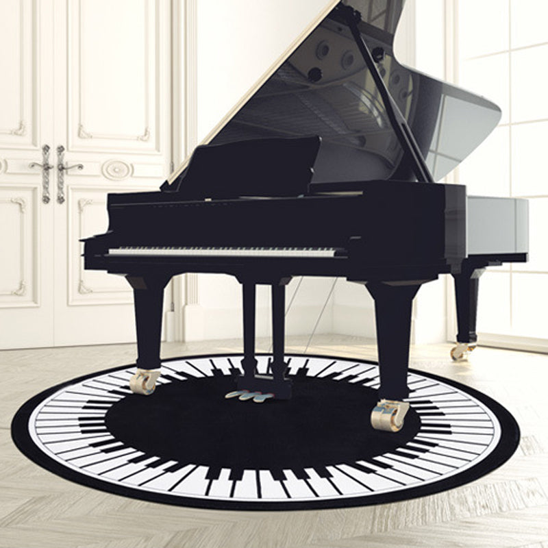 Black and White Piano Key Shoes - Artistic Pod