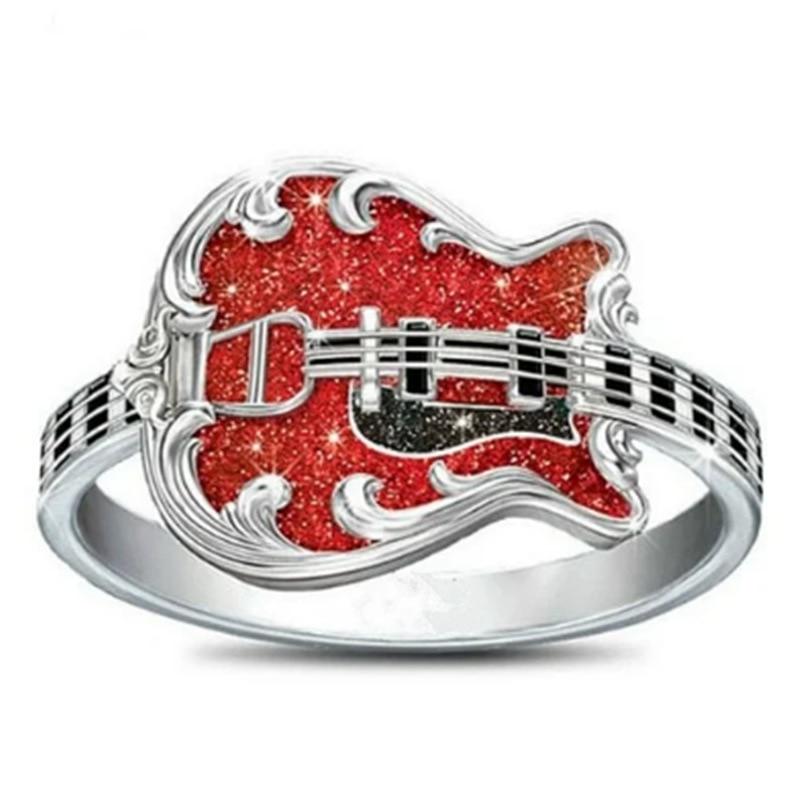 Free - Red Electric Guitar Ring