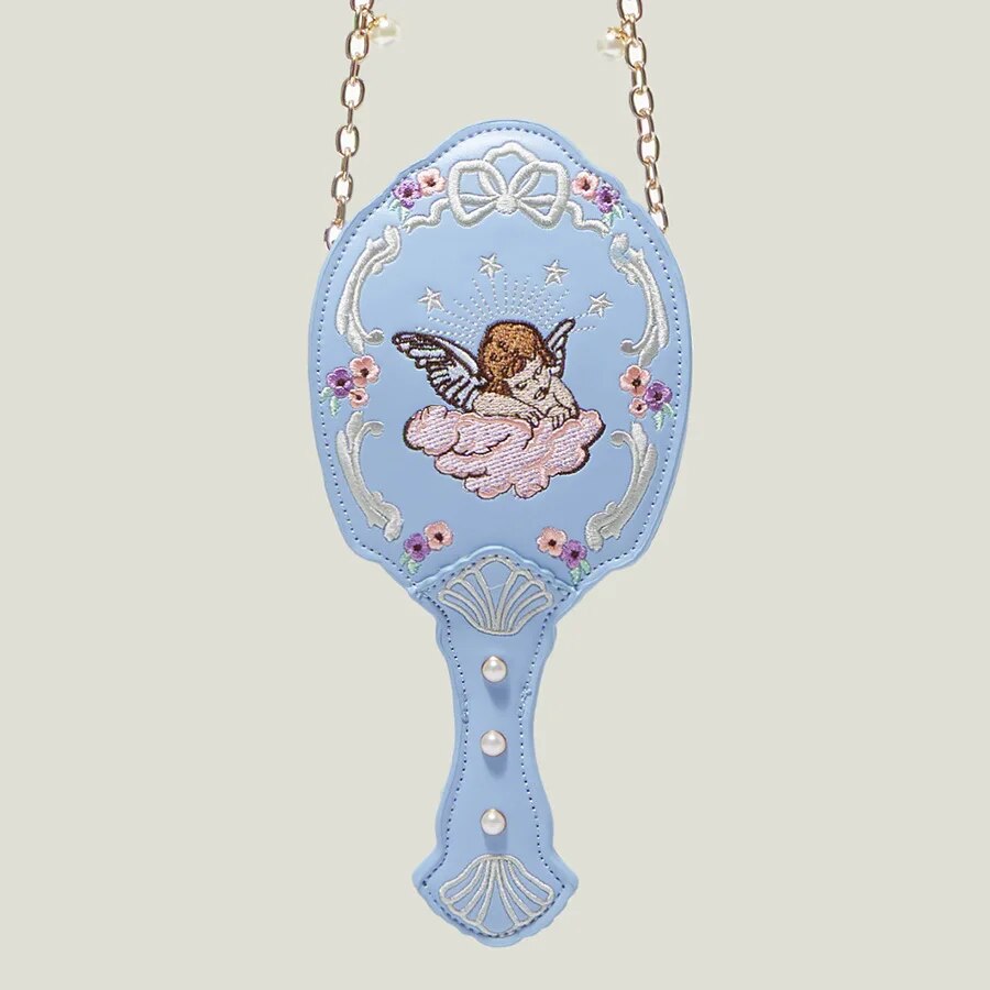 Violin Shape Chain Crossbody Bag