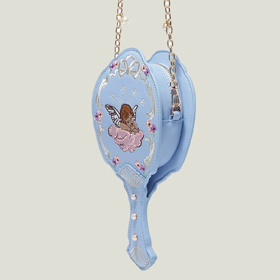 Violin Shape Chain Crossbody Bag