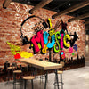 3D Colorful Music Wall Sticker - 1 square meter - { shop_name }} - Review