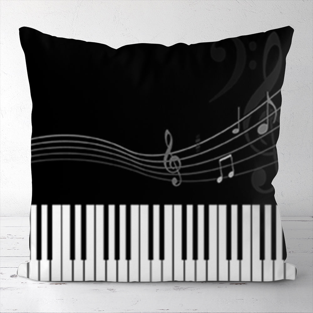 Piano Guitar Pillowcase