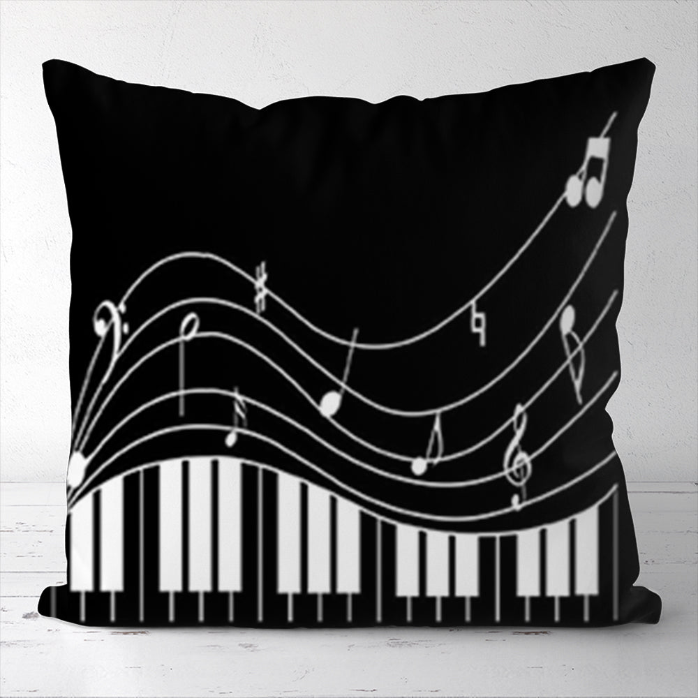 Piano Guitar Pillowcase
