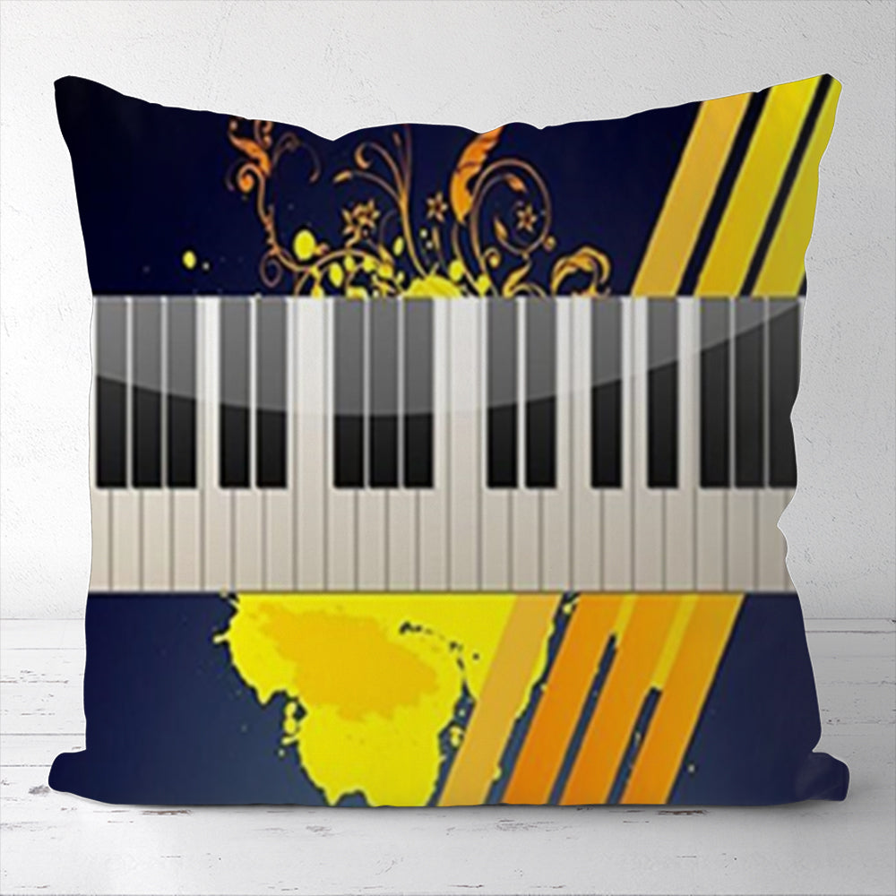 Piano Guitar Pillowcase