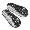 Music & Piano Key Comfy Slippers