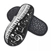 Music & Piano Key Comfy Slippers