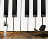 Piano Keys Decor Wallpaper