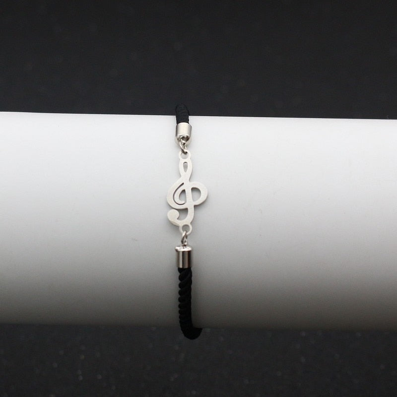 Music Notes Adjustable Bracelet